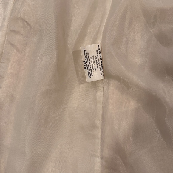 mackage women wool coat with leather trim - Picture 4 of 8